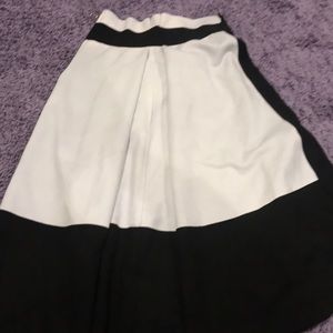 Black and white skirt